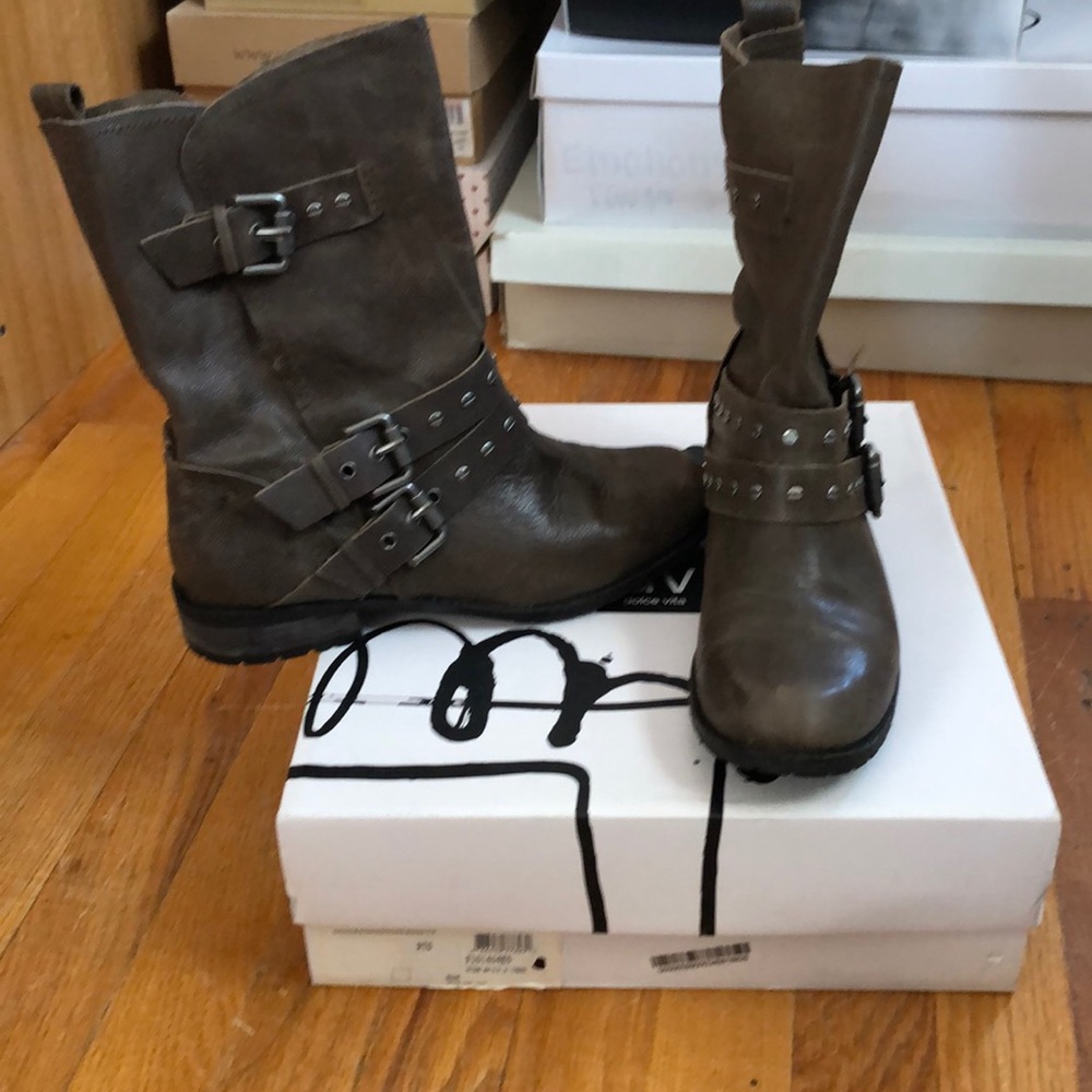 Dolce Vita Solvae Moto Boots Size 8.5 Brown